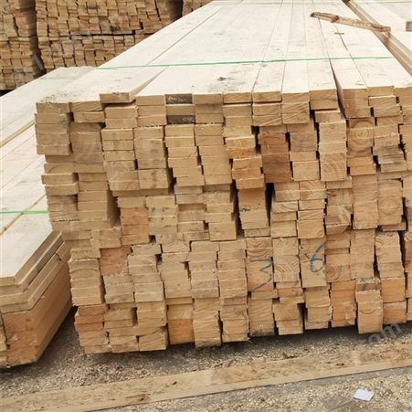 禄森木业 西安各种规格定制铁杉建筑木方厂家 工地建筑木方厂家报价
