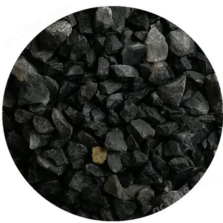 黑色石子汇鑫矿业1-25mm水磨石园林景观黑石子