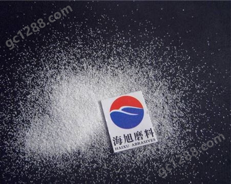 海旭磨料 生产白色金刚砂粉12#（基本粒：2.0-1.7mm) 喷砂用