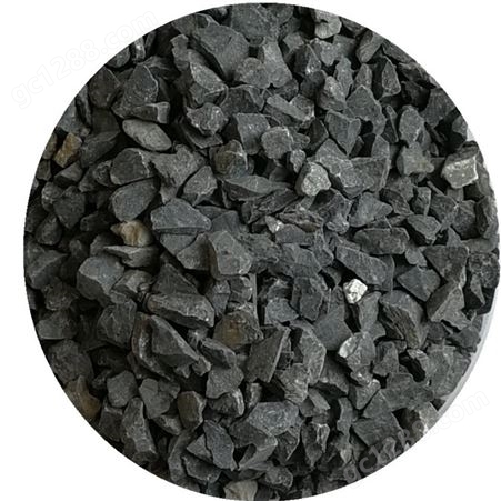 黑色石子汇鑫矿业1-25mm水磨石园林景观黑石子