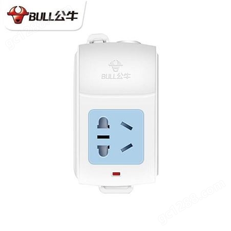 公牛（BULL） 插座2孔位迷你家用插排/插线板/排插/插板/插座面板/接线板 GN-A01-无线