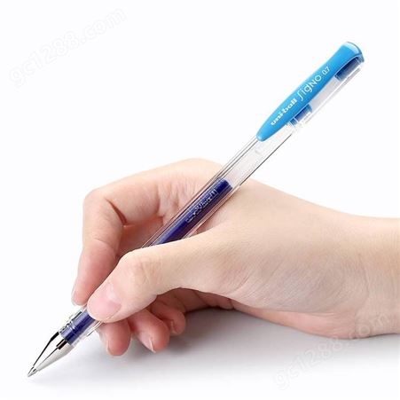 日本UNI三菱中性笔学生用UM-100签字笔0.5mm水性笔考试黑笔Signo系列