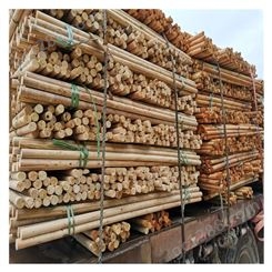 出售黄石市两米松木杆木棍木棒 木材加工批发 树木支撑杆批发