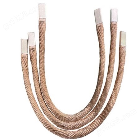 专业生产 T2紫铜编制带软连接 接电缆铜排 动力电池铜软连接