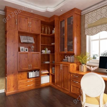 百和美简易立柱全铝书柜 玄关柜 书柜书架家具门板组装 铝合金客厅柜子