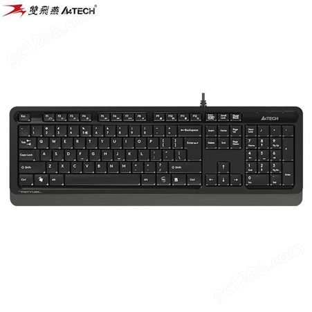 A4TECH双飞燕飞时代FK10有线键盘 USB全尺寸超薄时尚