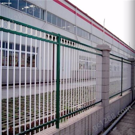 市政锌钢护栏 小区锌钢围栏 学校围墙围栏 源谦定制