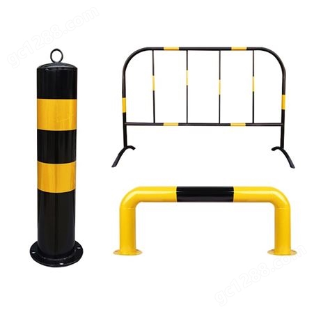 西安活动防撞柱加厚钢管隔离路桩停车底桩物业小区立柱路障