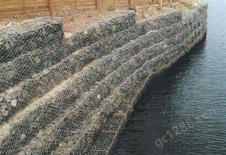 大量生产堤坡防御石笼网石笼防护六角网