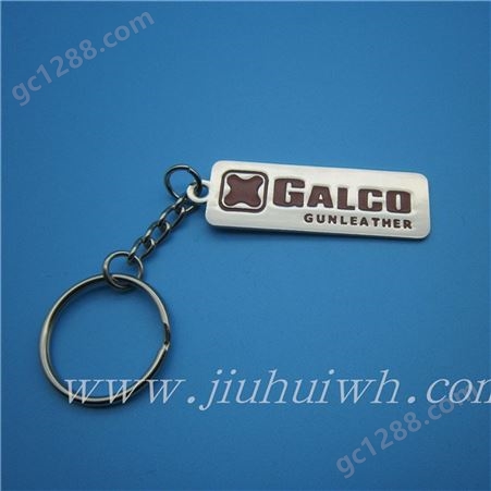 生产供应 金属烤漆钥匙扣 锌合金钥匙挂件 创意礼品钥匙圈