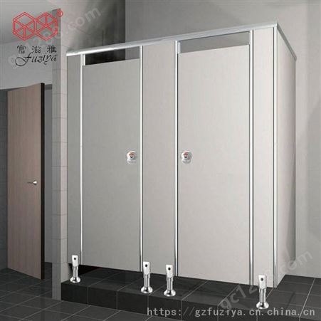 富滋雅公共厕所间隔门洗手间12mm二代抗倍特板更衣室隔断
