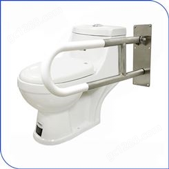 卫生间马桶扶手 304不锈钢pu扶手 浴室无障碍坐便器扶手