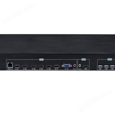 带有USB键鼠HDMI/VGA/DP/MHL清4画面分割器 混合视频画面分割器