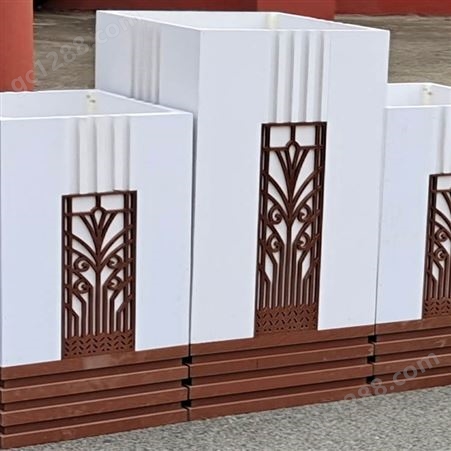 按需出售 户外组合花箱花槽 北京护栏一体式花箱 天津道路花箱 贴心售后