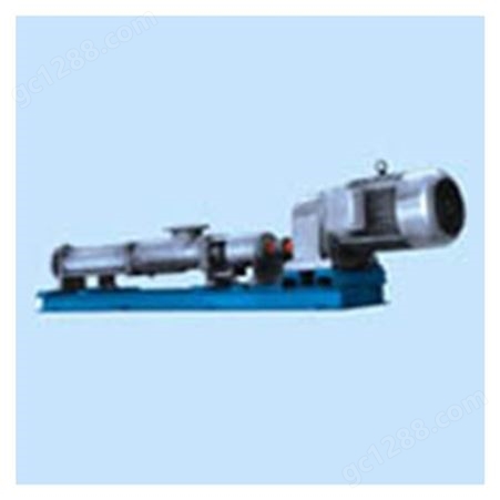 广西污泥螺杆泵 G型单螺杆泵 流量压力稳定  蓝星泵业