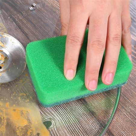 洗碗布海绵擦家用双面不易沾油厨房加厚百洁布清洁棉刷神奇魔力擦