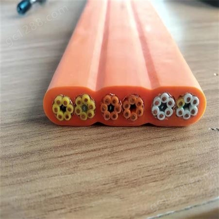 PVC双色绝缘   屏蔽扁电缆  电镀天车连接用