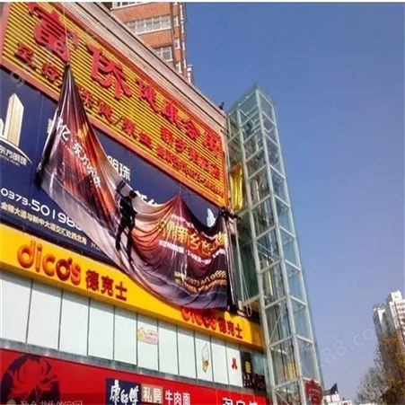 杭州户外墙体广告 商场墙面广告设计 全彩LED立柱显示屏