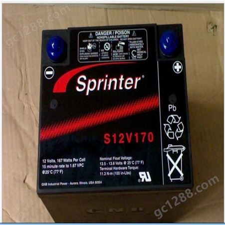 Sprinter蓄电池XP100-12 代理供应12V100AH电力应急系统 斯普润特