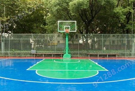 篮球场翻新漆 塑胶跑道改色漆