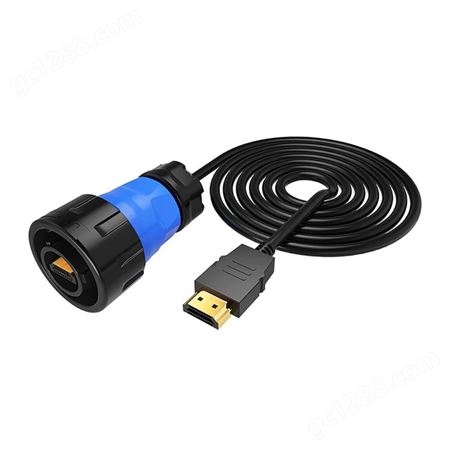 YM-24-HDMI航空插头插座防水数字视频信号数据连接器—凌科电气