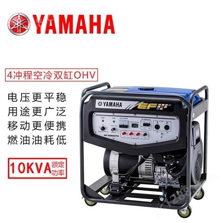 上海友华YAMAHA10kw三相发电机EF13500TE