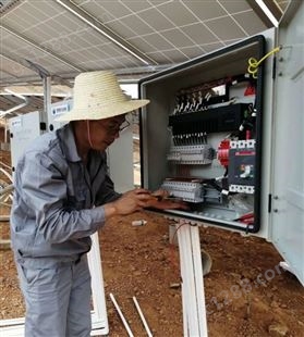 云南厂家定制 农田灌溉扬水系统 太阳能河道增氧水泵系统