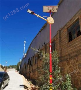云南昆明太阳能路灯厂家 民族特色路灯定制 户外照明led农村路灯 6米8米太阳能路灯
