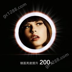 便携式LED灯化妆镜供应商_重量|70G