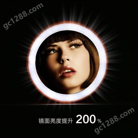 便携式LED灯化妆镜供应商_重量|70G