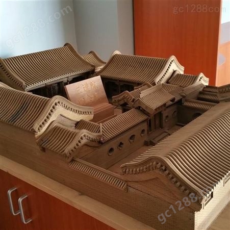 古建园林模型 古建筑沙盘 北京园林古建模型