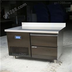 制冰机片冰机制冰机  不锈钢一体式制冰机 商用水吧平面工作台 北京制冰机