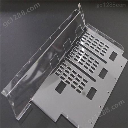 销售电器塑料面板V0阻燃防火PC板加工3mm聚碳酸酯耐力板折弯印刷