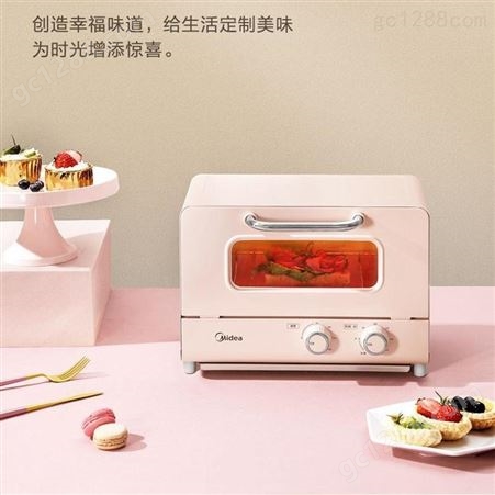 美的（Midea）电烤箱家用多功能迷你烤箱 -PT12A0